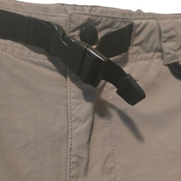 REI Athletic Hiking Walking Zip off Shorts Tan Belted Women's Pants 10 - Picture 2 of 7